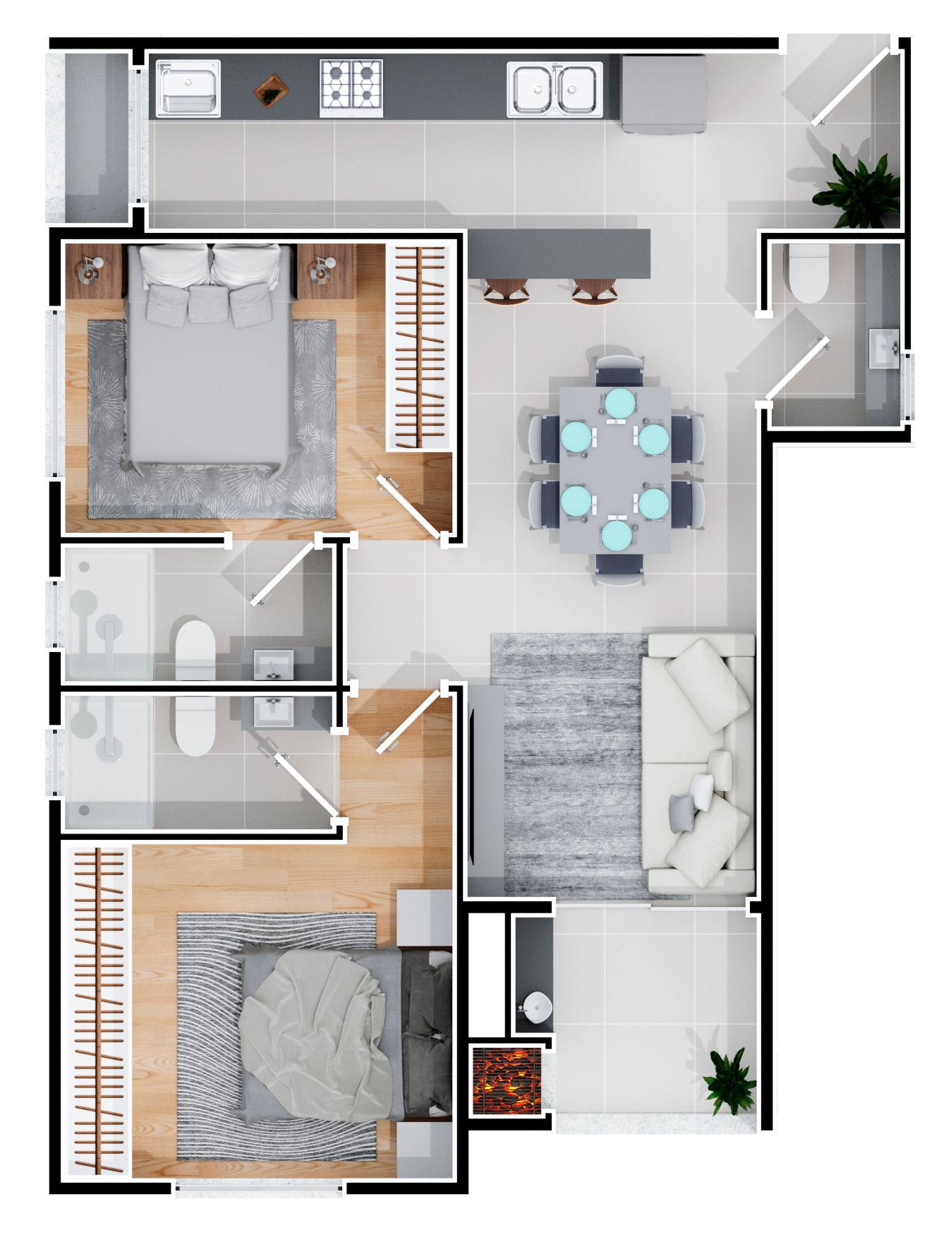 Planta -  - A.Durand Imóveis